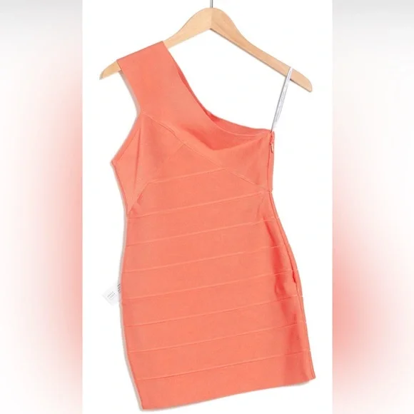 New Authentic Herve Leger one shoulder dress Small - Picture 3 of 7